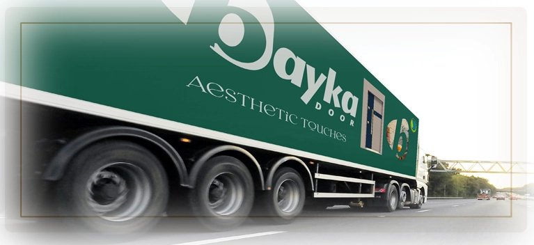 Bayka Door ihracat lojistiği — TIR ile global sevkiyat